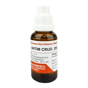 Antim. Crud. 200 30ml(Zoha Homeo)