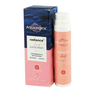 Aqualogica Radiance Dewy Sunscreen Cream - SPF 50+, Watermelon & Niacinamide (50gm)