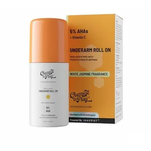 Chemist at Play Underarm Roll-On with 5% AHA Acid White Jasmine Fragrance 40ml