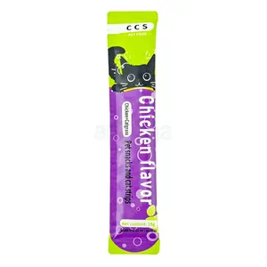 CCS Chicken Flavor Pet Snacks & Cat Strips (Chicken+Catgrass) 15g