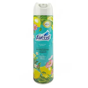 FARCENT Scented Air Freshener Spray – Refreshing Lemon Fragrance – 320ml