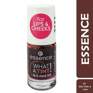 Essence What A Tint! Lip & Cheek Tint (Deep Red), 4.9 ml