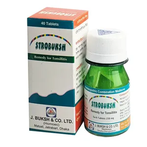 Strobukha 250 Tablets – Remedy for Tonsillitis (J. Buksh & Co. Ltd.) (Box of 40)