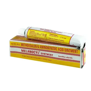 Melanocyl Ointment 25g – Methoxsalen 0.75% w/w , Aminobenzoic Acid 2% w/w