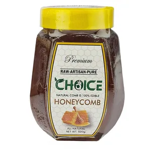 CHOICE Raw Artisan 100% Pure Honeycomb (Natural Comb) – 500g
