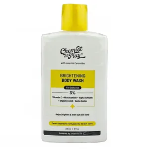 Chemist at Play Brightening Body Wash (3% Vitamin C + Niacinamide + Alpha Arbutin + Glycolic Acid + Camu Camu) – 236ml