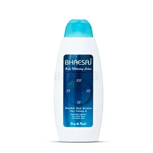 Bhaesaj Body Whitening Lotion 24h Double Sun Screen Plus Vitamin E Day & Night 250ml