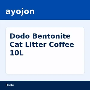 Dodo Bentonite Cat Litter Coffee 10L