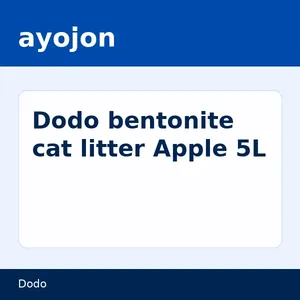 Dodo bentonite cat litter Apple 5L