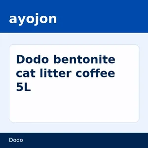 Dodo bentonite cat litter coffee 5L