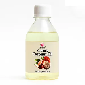 COSPROF Organic Coconut Oil 200 ml-100% Pure & Natural Hair Care Oil