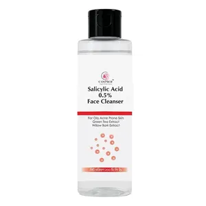 COSPROF Salicylic Acid 0.5% Face Cleanser 200ml – For Oily & Acne-Prone Skin with Green Tea & Willow Bark Extract