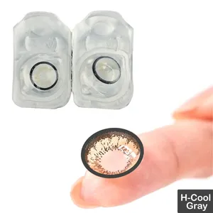 Dahab Color Contact Lens H-Cool Gray (DIA-14.2) – Enhance Your Eye Look