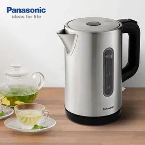 Panasonic NC-K301S 1.7L Electric Kettle – Silver, Stainless Steel Body, Auto Shut-Off, Boil-Dry Protection, 360° Rotational Base