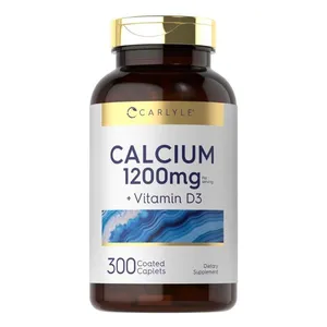 Carlyle Calcium + Vitamin D3 - 1200mg - 300 Coated Caplets