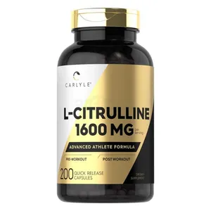 Carlyle L-Citrulline - 1600mg - 200 Quick Release Capsules