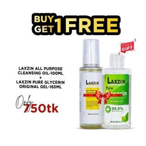 Laxzin All Purpose Cleansing Oil - 100ml + Laxzin Pure Glycerin Original gel-165ml