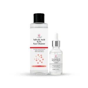 COSPROF Acne Care 2-in-1 Combo – Acne Serum 30ml, Face Cleanser 200ml