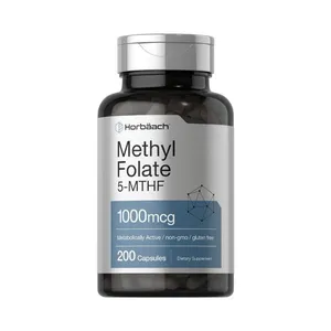 Horbäach Methyl Folate 5-MTHF - 1000mcg - 200 Capsules