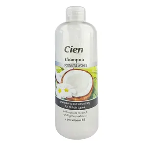 Cien Coconut & Lychee Shampoo – Nourishing & Pampering for All Hair Types with Natural Coconut, Lychee Extracts & Pro-Vitamin B5 – 500ml