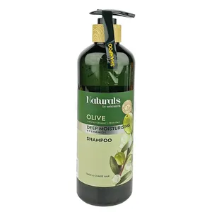 Naturals by Watsons Olive + Ceramide Deep Moisturising Shampoo for Thick & Coarse Hair – 490ml