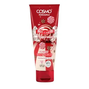 Cosmo Delicious Hot Cocoa Peppermint Body Scrub with Shea Butter – 275ml