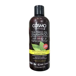 Cosmo Hair Naturals Anti-Dandruff Tea Tree Oil Shampoo – Soothes Scalp, Controls Oil & Adds Shine (480ml)