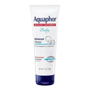 Aquaphor Baby Healing Ointment – Advanced Therapy for Dry & Irritated Skin, Fragrance Free (198g)