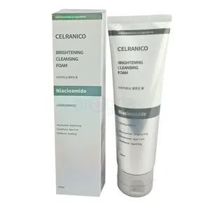 CELRANICO Brightening Cleansing Foam 120ml – Niacinamide, Glutathione & Panthenol Face Wash