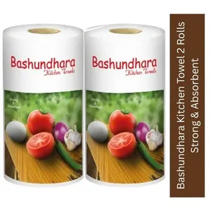 Bashundhara Kitchen Towel Rolls 2Ply