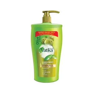 Vatika Naturals Nourish and Protect Shampoo 1000ml - Enriched with Olive and Henna - For Normal Hair