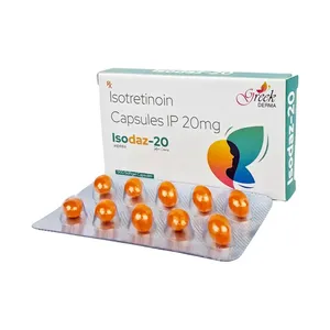 Isodaz-20mg – Isotretinoin Soft Gel Capsule (Box of 10)
