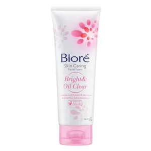 Biore Womens Facial Foam Bright & Oil Clear 100g (Made in Indonesia)