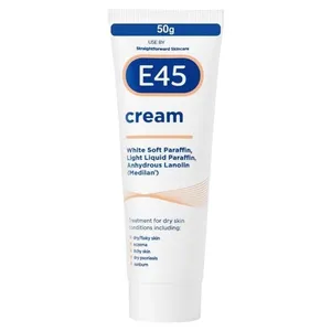 E45 Moisturizing Cream for Dry, Flaky Skin 50g