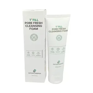 DIFFER & DEEPER T+FILL Pore Fresh Cleansing Foam 120ml – Deep Pore Cleansing Foam for Clear & Refreshed Skin