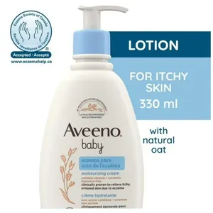 Aveeno Baby Eczema Care Moisturizing Cream with Colloidal Oat & Ceramide for Irritated Skin 330ml