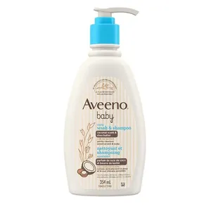 Aveeno Baby Daily Wash & Shampoo Coconut Scent & Shea Butter for Sensitive Skin 354ml