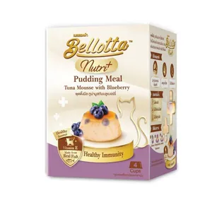 Bellotta Nutri Plus Pudding Meal Healthy Immunity with Tuna Mousse with Blueberry 4×25g