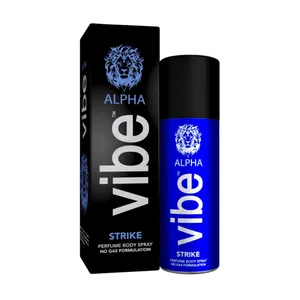 Vibe Alpha No gas formulation with long lasting Fragrances - Strike 120ml