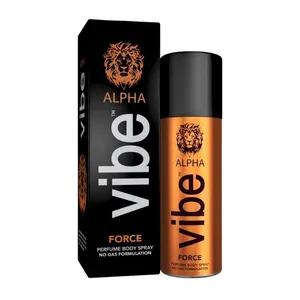 Vibe Alpha No gas formulation with long lasting Fragrances - Force 120ml