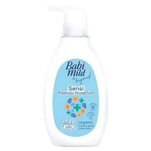 Babi Mild & Beyond Sensi Prebiotic Protection Organic Head & Body Baby Bath 380ml