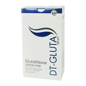 DT-Gluta Serum with Glutathione, Kojic Acid, Alpha Arbutin, Vitamin C & Vitamin E – 20ml