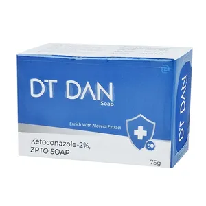 DT Dan Soap with Ketoconazole, ZPTO & Aloe Vera Extract – 75g