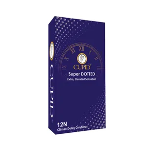 Cupid Super Dotted Climax Delay Condoms 12pcs Pack