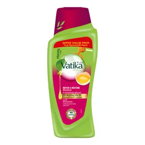 Vatika Naturals Repair & Restore Shampoo with Honey & Egg Extracts for Damaged Hair 700ml