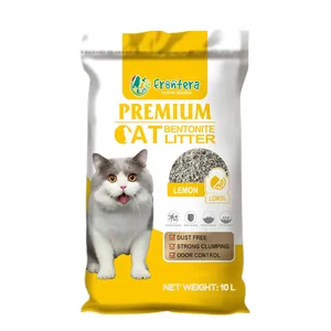 Frontera Premium Bentonite Cat Litter - Lemon 10L