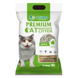 Frontera Premium Bentonite Cat Litter - Green Apple 10L