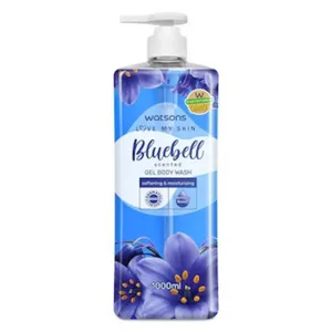 Watsons Love My Skin Bluebell Scented Gel Body Wash 1000ml