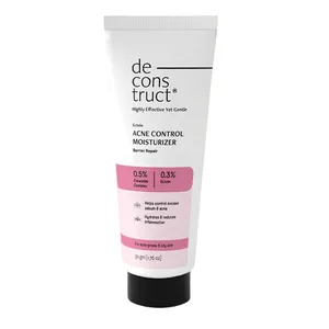 Deconstruct 0.5% Ceramide Complex + 0.3% Ectoin Acne Control Moisturizer for Acne-Prone & Oily Skin 50g