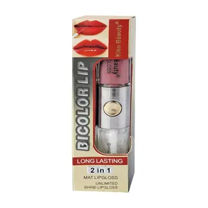 Kiss Beauty Bicolor Lip 2 in 1 Mat Lipgloss- 04